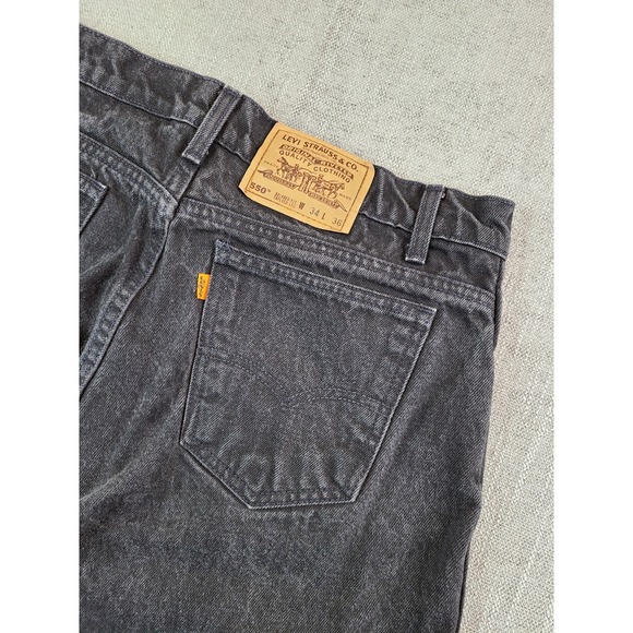 Vintage Levis Jeans Men 550 Orange Tab Tapered USA 90s Denim